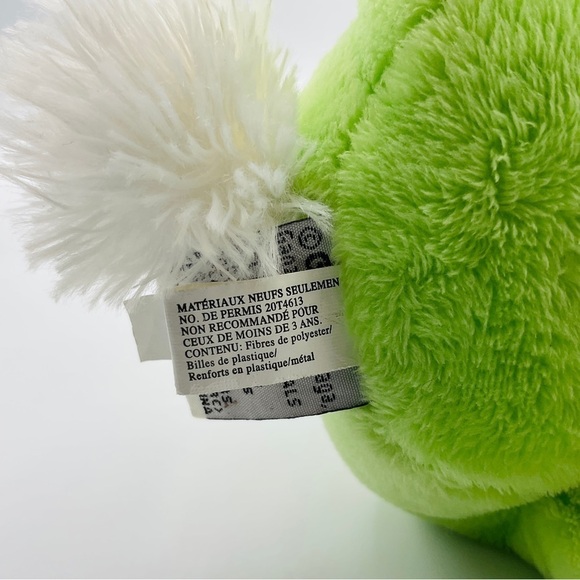 Ganz "FRABBIT" Frog Bunny 6” RABBIT Ears EASTER Stuffed Animal Soft Plush Green - Picture 10 of 13